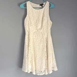 Cream Lace Dress